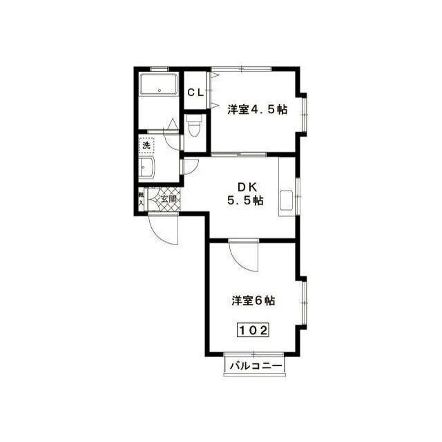 ハイツモミジ 間取り