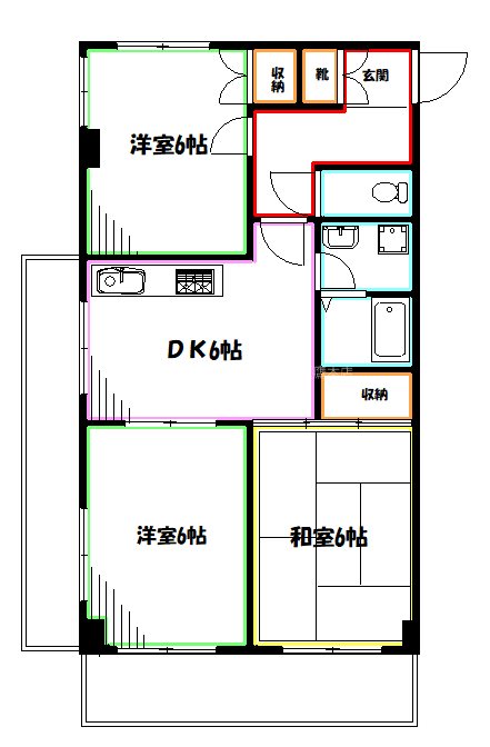 メゾン雅 間取り
