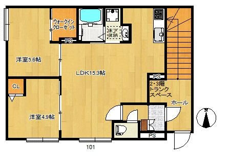 Nodo House（ノードハウス） 間取り