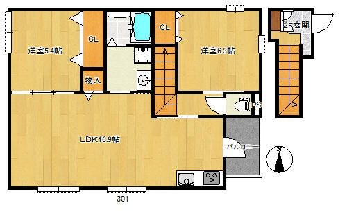 Nodo House（ノードハウス） 間取り