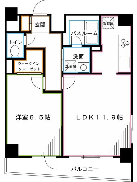 SYMPHONY FLAT 間取り