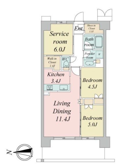 トラープランド蒼麗館 間取り