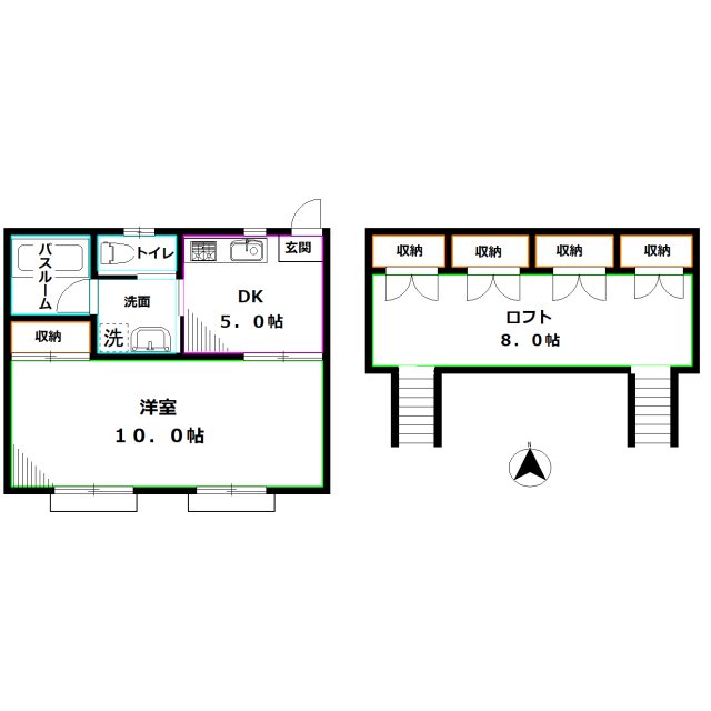 フローラルコートⅡ 間取り