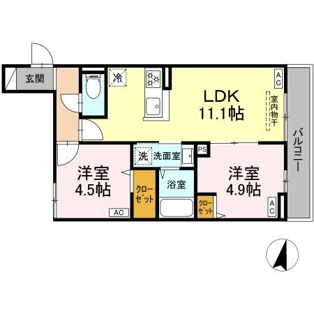 セレスティア若宮 間取り