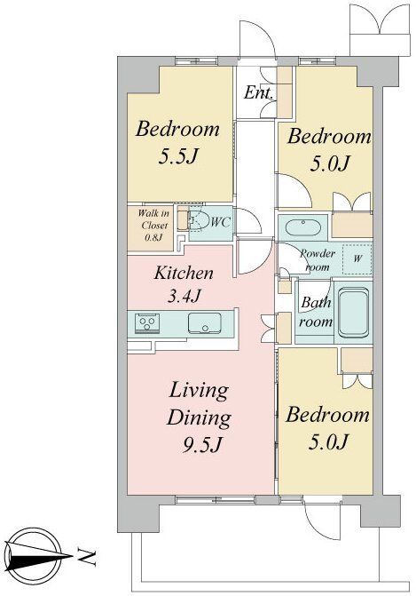 トラープランド蒼麗館 間取り