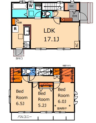 貫井北町５丁目戸建賃貸住宅 間取り