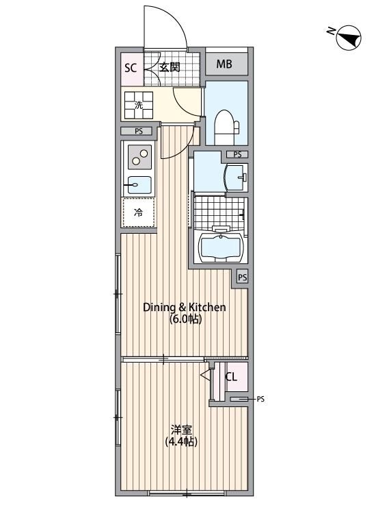 ＧＲＡＮＰＡＳＥＯ中野Ⅲ 間取り