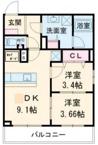 ラフィス中野  間取り