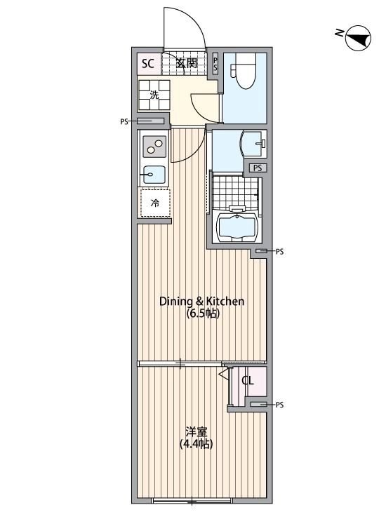 ＧＲＡＮＰＡＳＥＯ中野Ⅲ 間取り