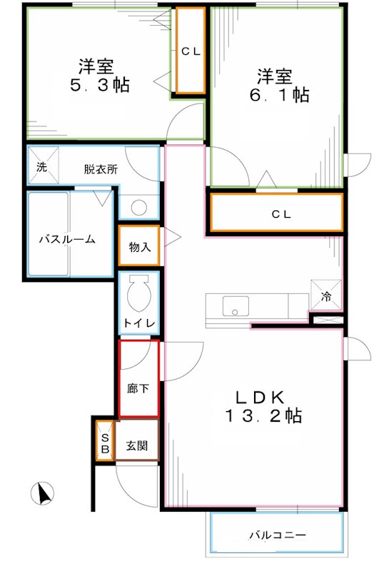 Bloom　One 間取り