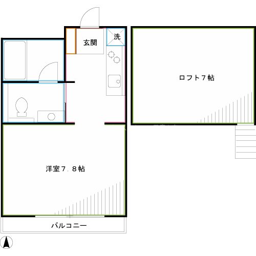メゾンアズール 間取り