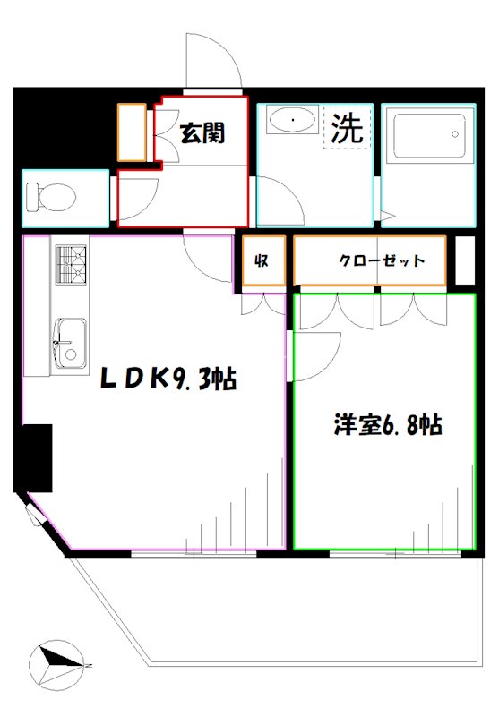 S・フラット吉祥寺 間取り