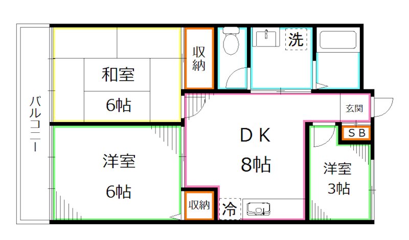 メゾン田中 間取り