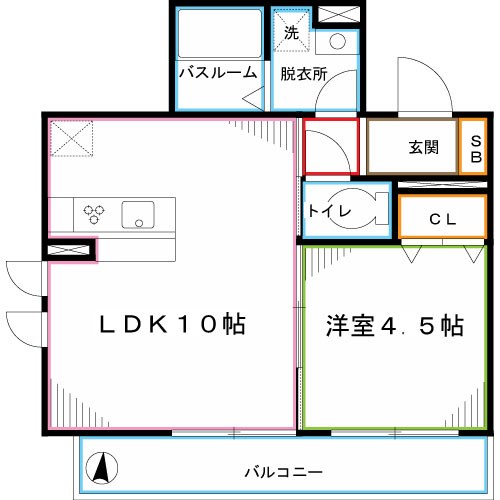 エッセ・コイマチ  間取り