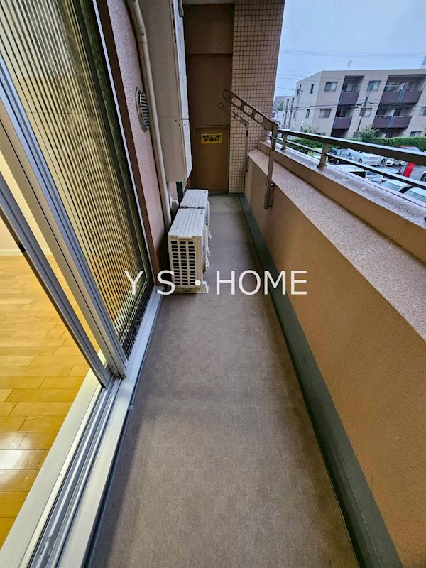 クレッセント国立ディアナプレイス ベランダ