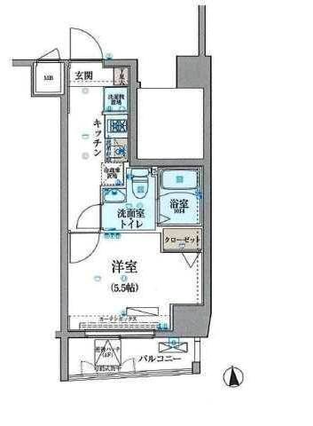 リヴシティ中野 間取り