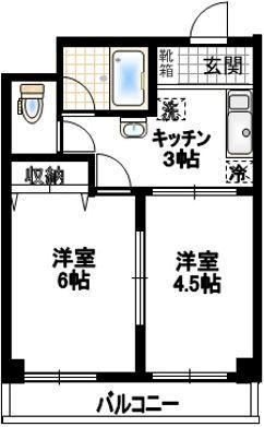 カーサマレーア武蔵関 間取り