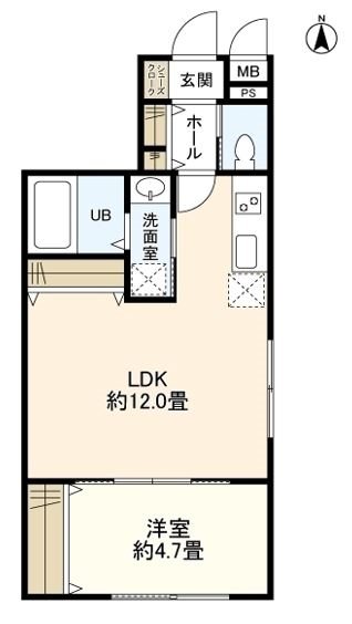 ウェルスクエアイズム高井戸 間取り