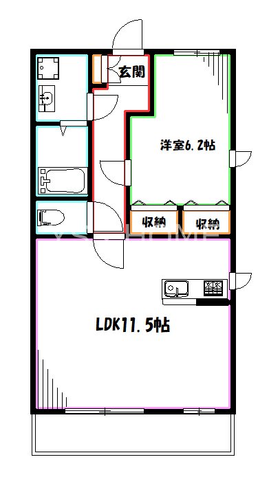 L's residence武蔵境 間取り