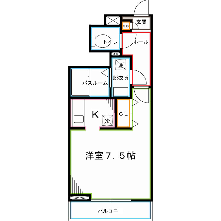 リブリ・SUN GREEN 間取り