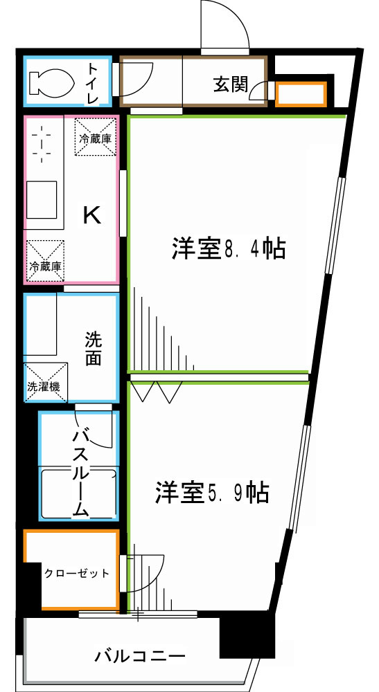 シンフォニーシティ荻窪 間取り