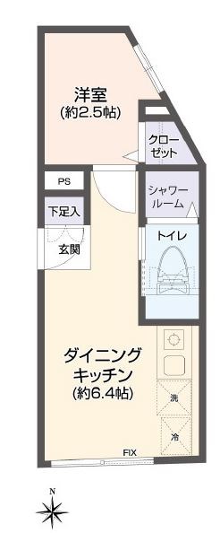 グラウンデュークス武蔵関 間取り