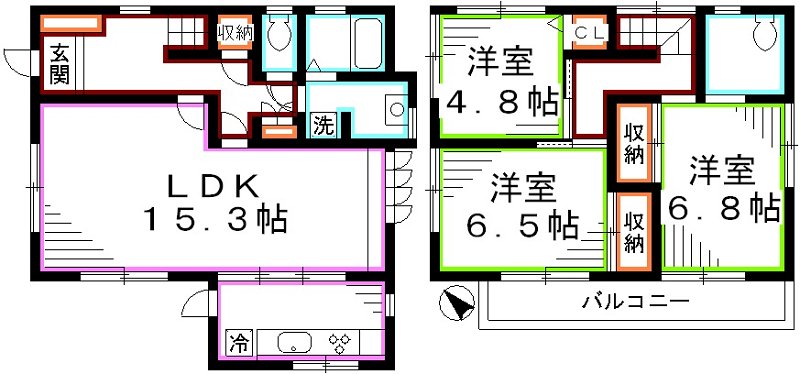 貸家60　   間取り