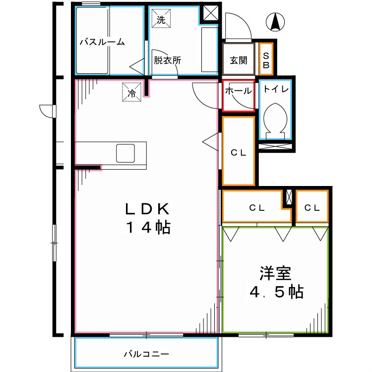 エスプロ  間取り