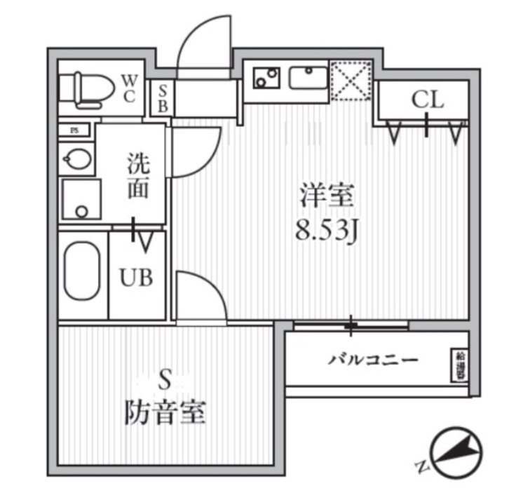 T's Cuore MUSE落合南長崎 間取り