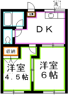 山桜ハイツ 間取り