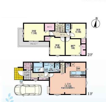 鷺宮6丁目グリーンタウンPartⅡ  間取り