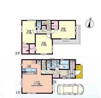 鷺宮6丁目グリーンタウンPartⅡ  間取り