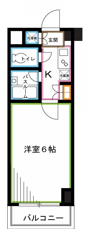 ルーブル西荻窪弐番館  間取り