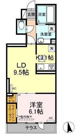 アナシエ下連雀  間取り