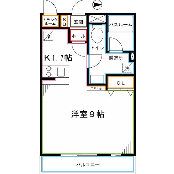 アルカンシエル･セブン 間取り