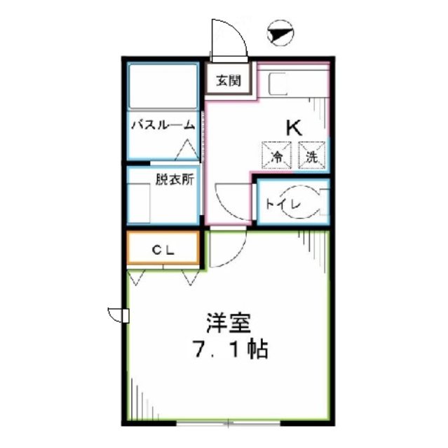 AZEST-RENT国分寺Ⅱ 間取り