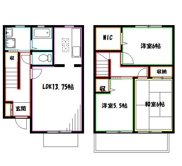 サンクレストA 間取り