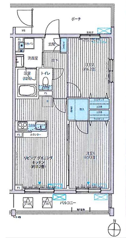 SYNCHRONICITY　Musashino 間取り