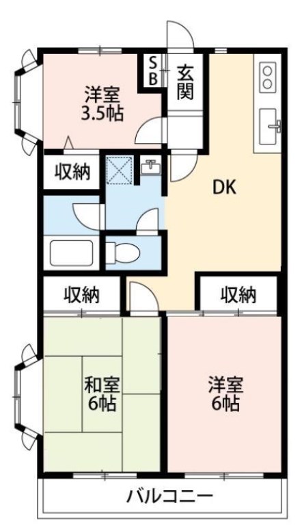 ハイツ瑞光 間取り
