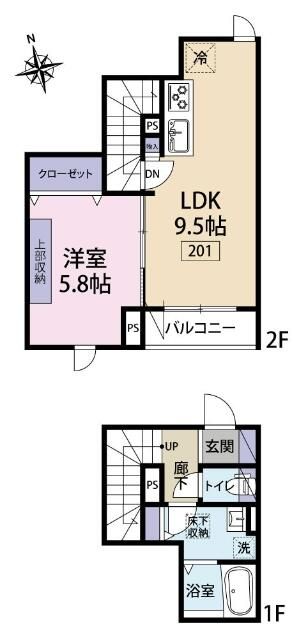 （仮称）中野区中央２丁目計画  間取り