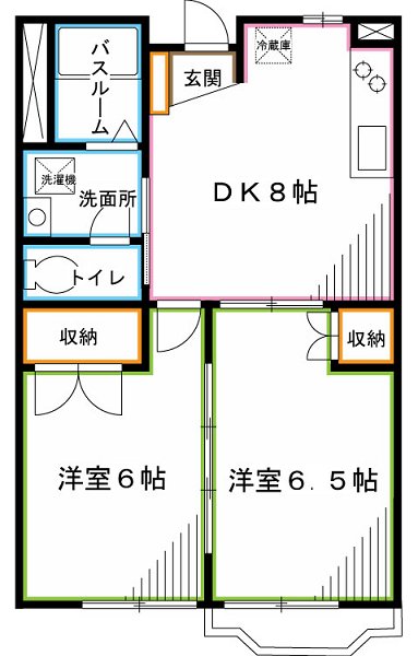 モンシャトー荻窪  間取り