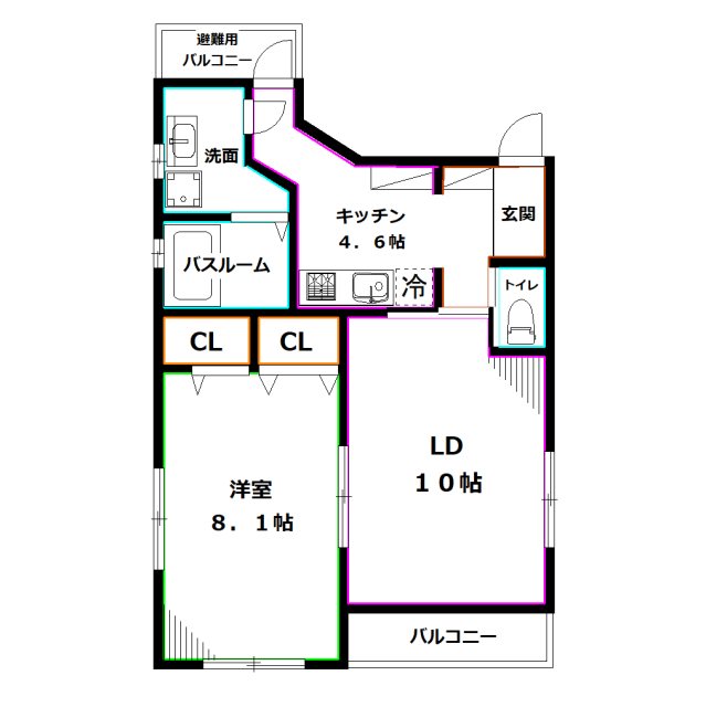 コモアルタ 間取り
