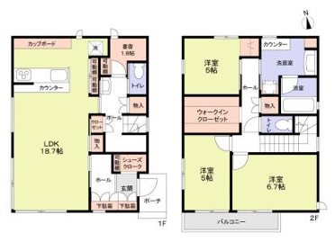 小金井市貫井北町5丁目戸建 間取り