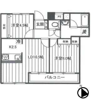 コルヌイエ北阿佐谷 間取り