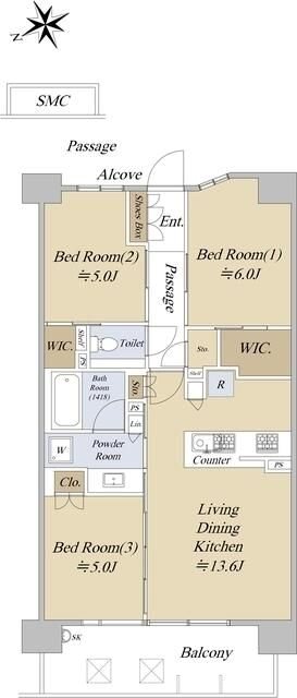 シティハウス吉祥寺北町  間取り