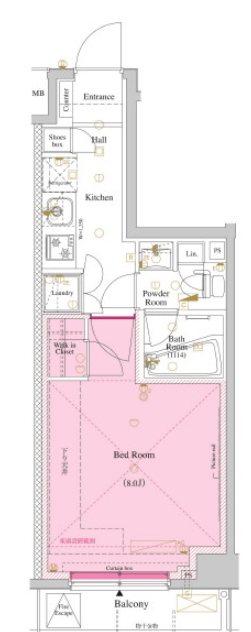 ルクレ高円寺アジールコート 間取り