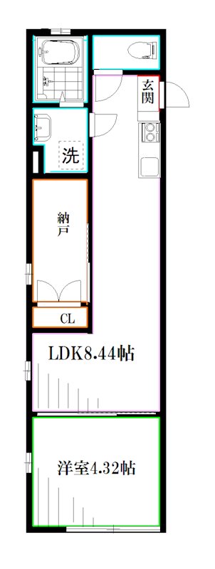 ＰＲＡＴＩＱＵＥ西荻窪  間取り