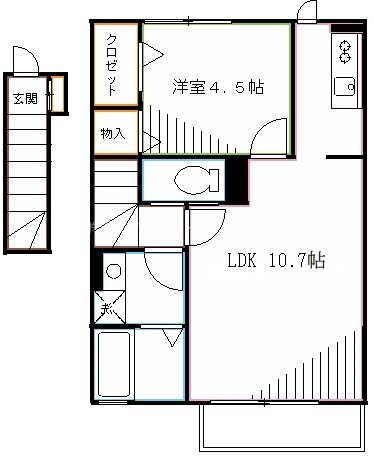 メゾン・ド・シャテーヌ 間取り