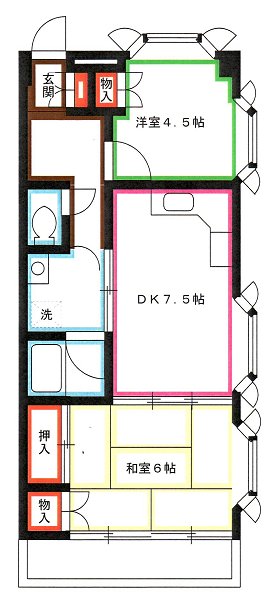 中町グリーンハイム 間取り