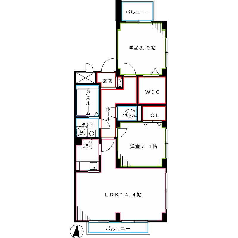 トリアード 間取り
